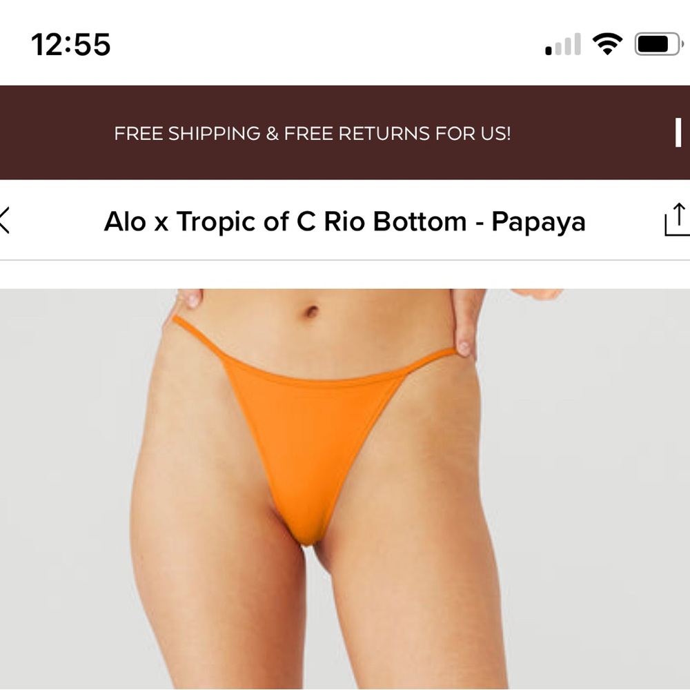 Aloyoga Tropic of C bikini bottoms